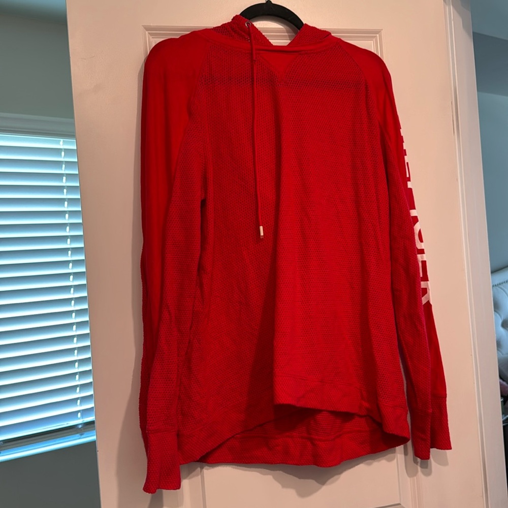 Mesh Red Tommy Hilfiger Hoodie